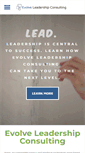 Mobile Screenshot of evolve-consulting.com